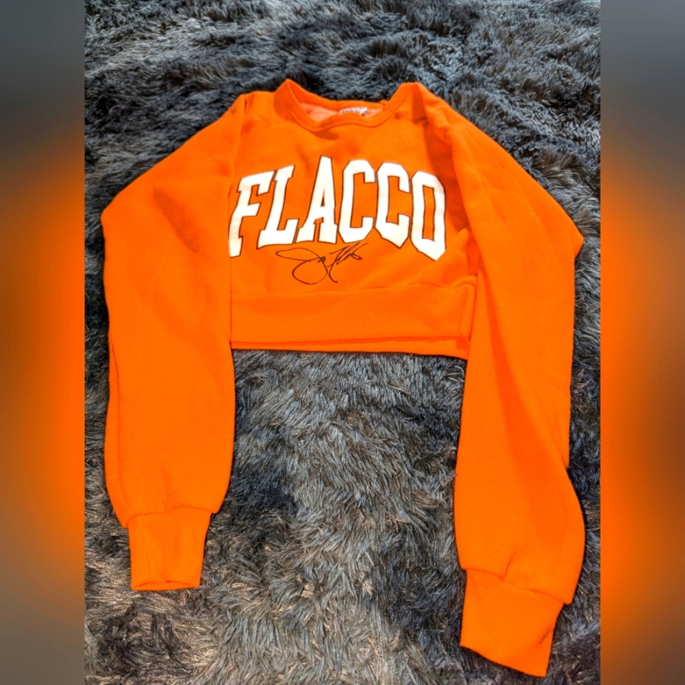 Orange Flacco Women's Crop Top